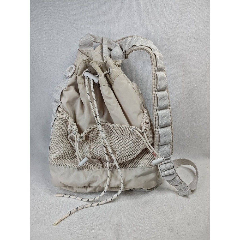 Dagne Dover NOVA White Sling Bag Backpack Crossbody Carryall Satchel Sack